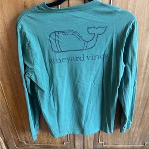Vineyard Vines Teal Pocket Tee